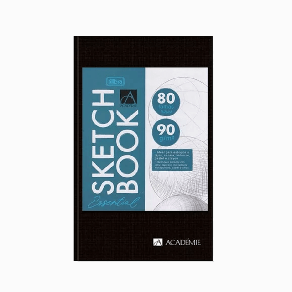 Sketchbook - 80 folhas - 128x208mm - Tilibra