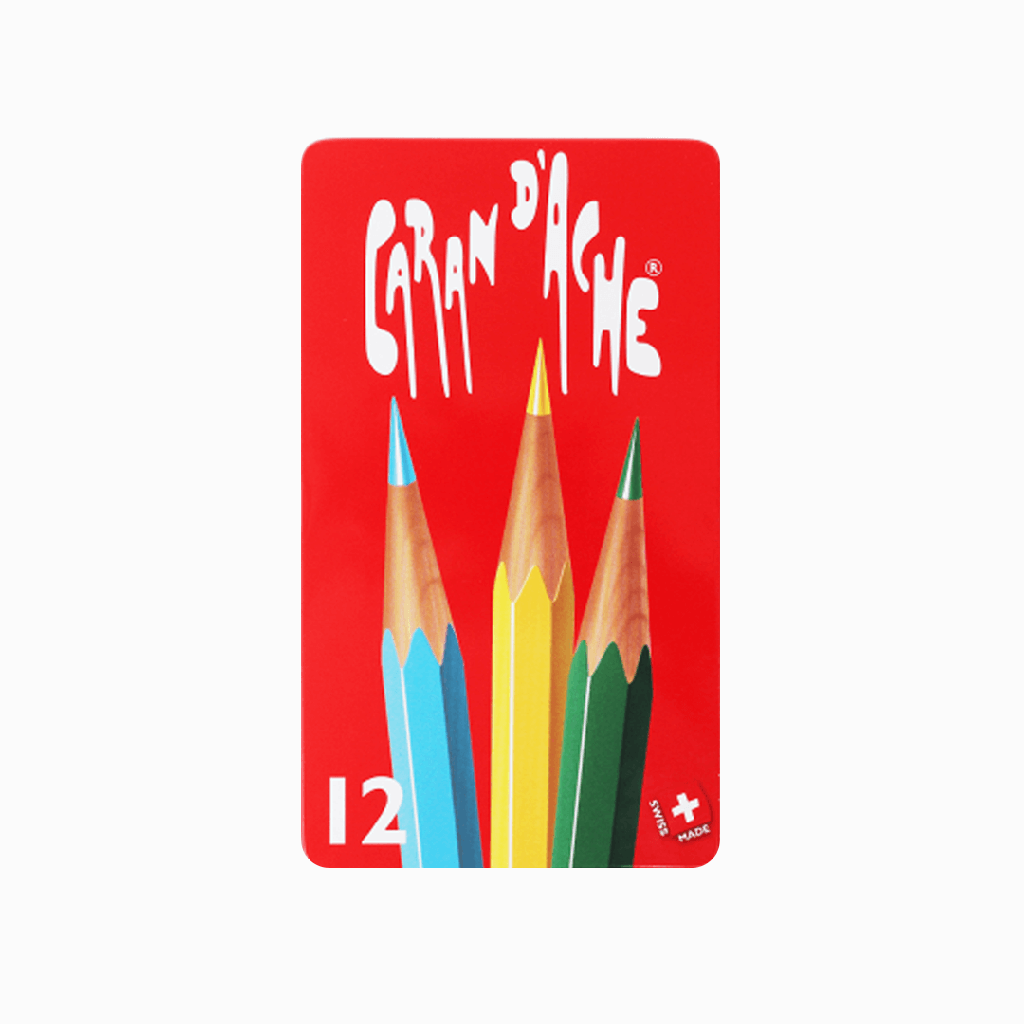 Lápis de cor - 12 cores - Caran D'ache