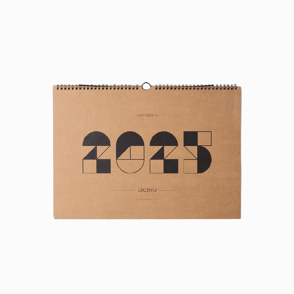 Calendário de Parede 2025 - Kraft - A3 - Cícero