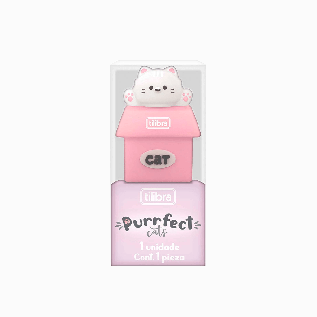 Apontador 1 furo - Gatinho Purrfect Cats - Tilibra