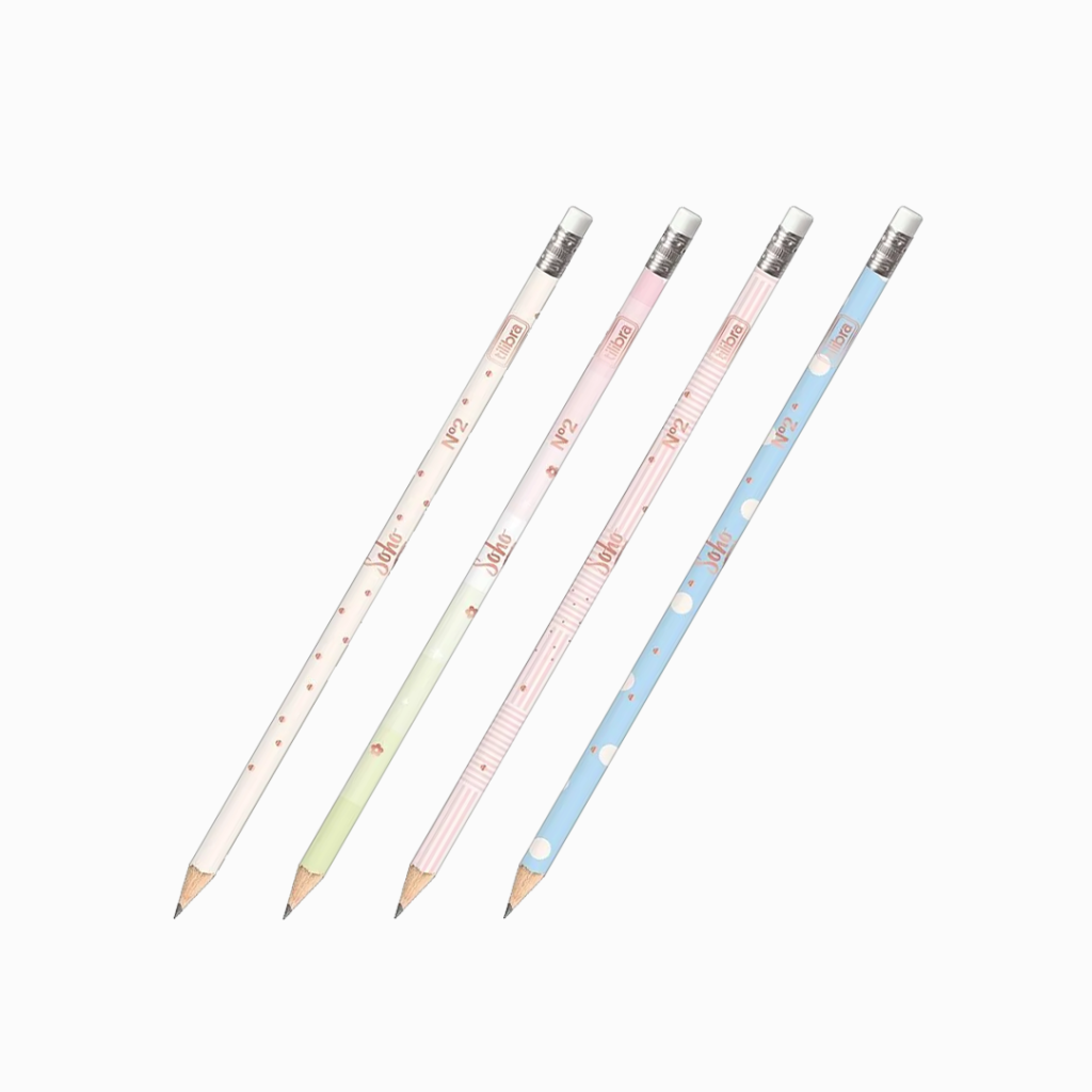 Lápis preto com borracha - Soho - Tilibra