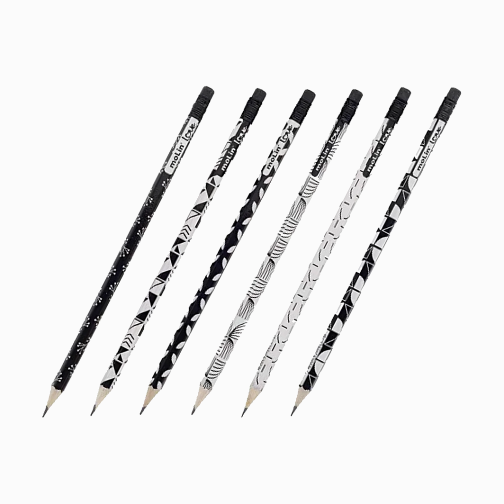 Lápis preto com borracha - Love - Molin