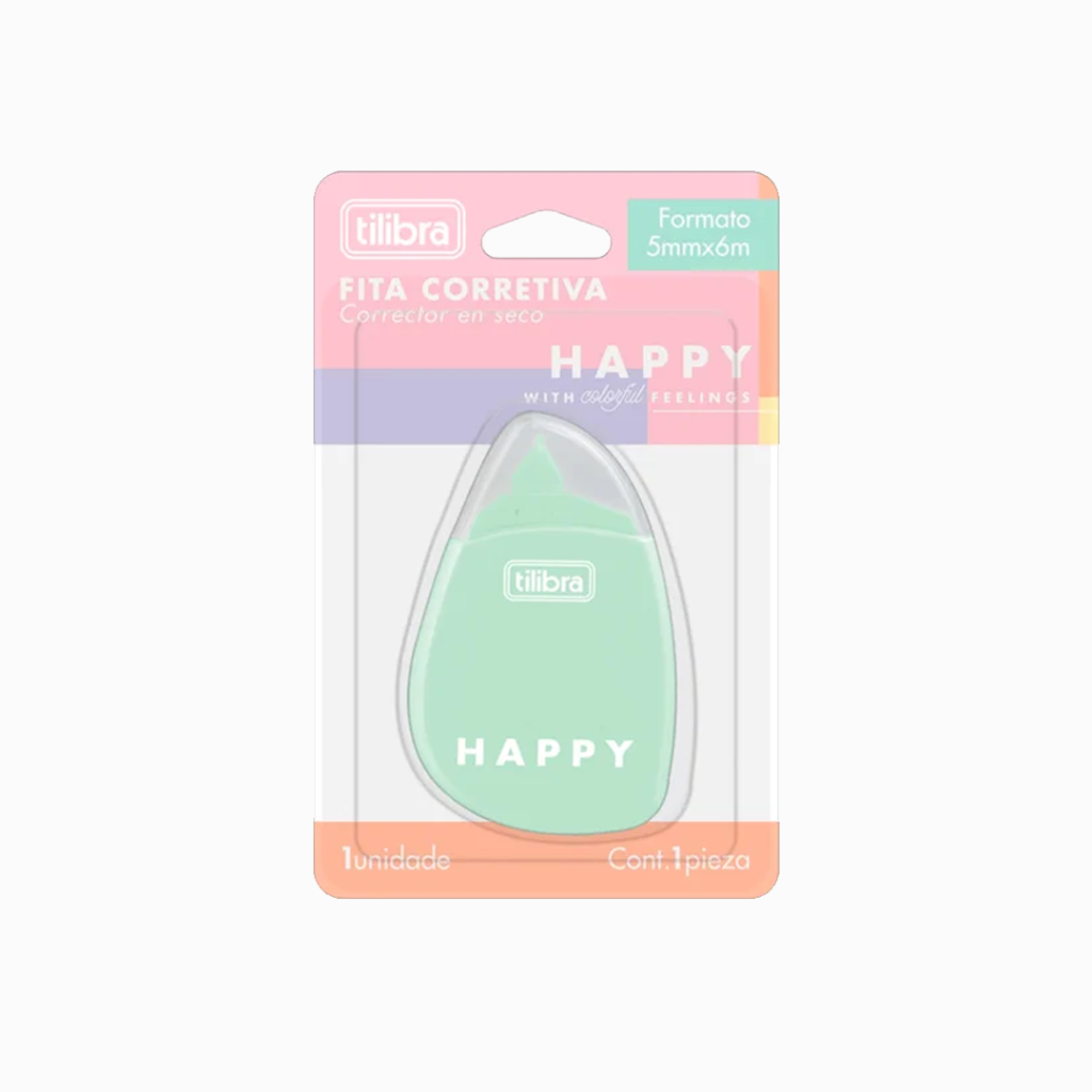 Corretivo em Fita - Happy - tilibra