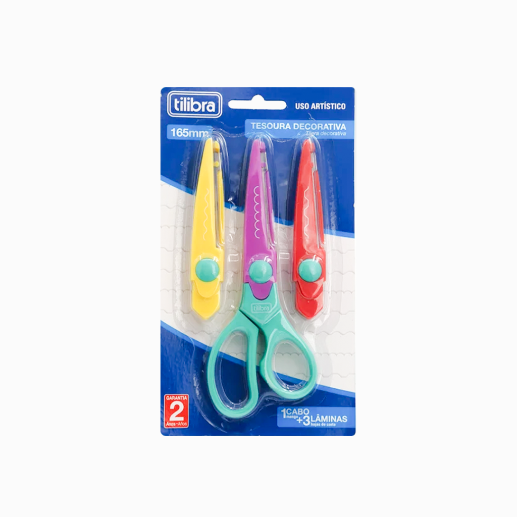 Tesoura Decorativa para Picotar - Tilibra