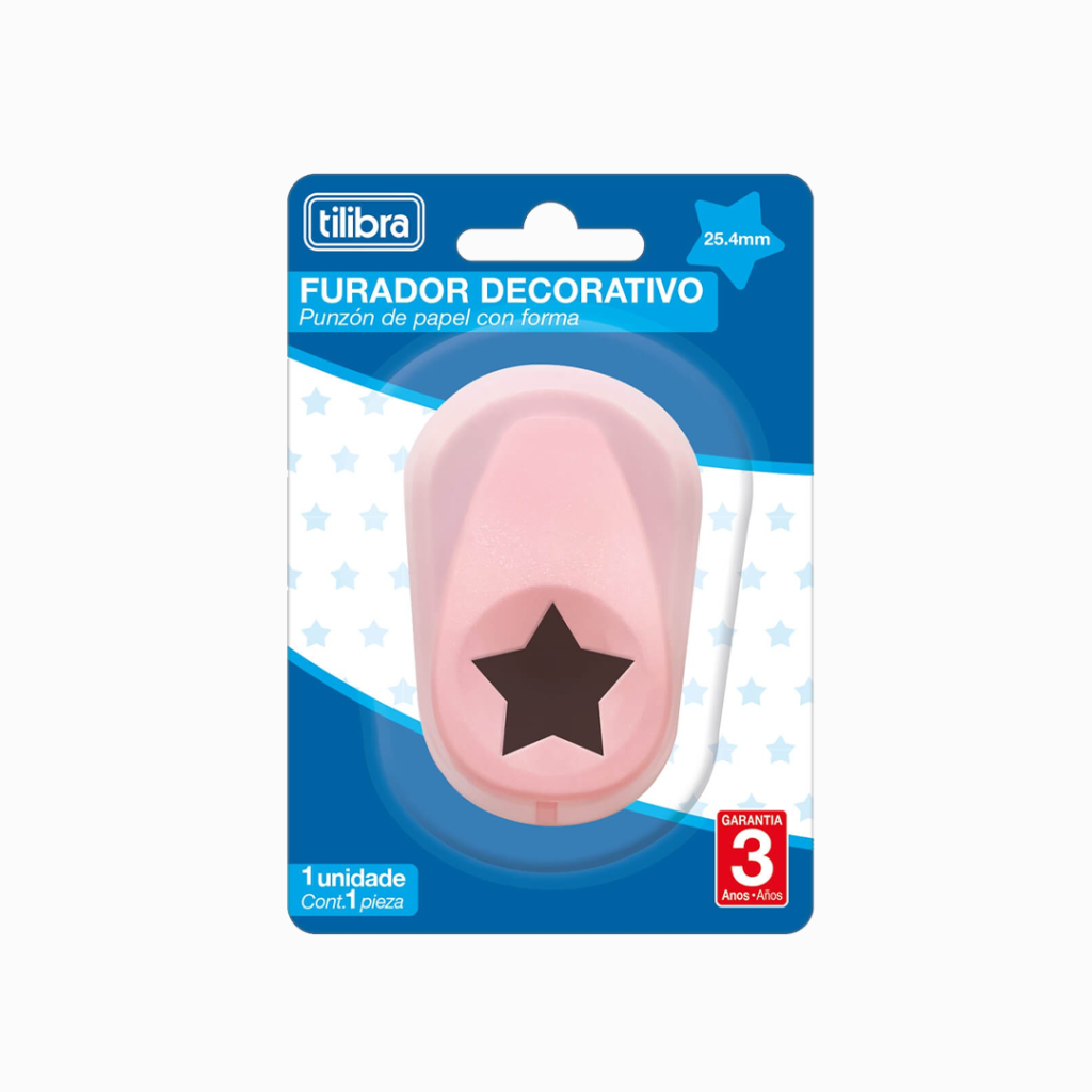 Furador Decorativo - Estrela - Tilibra