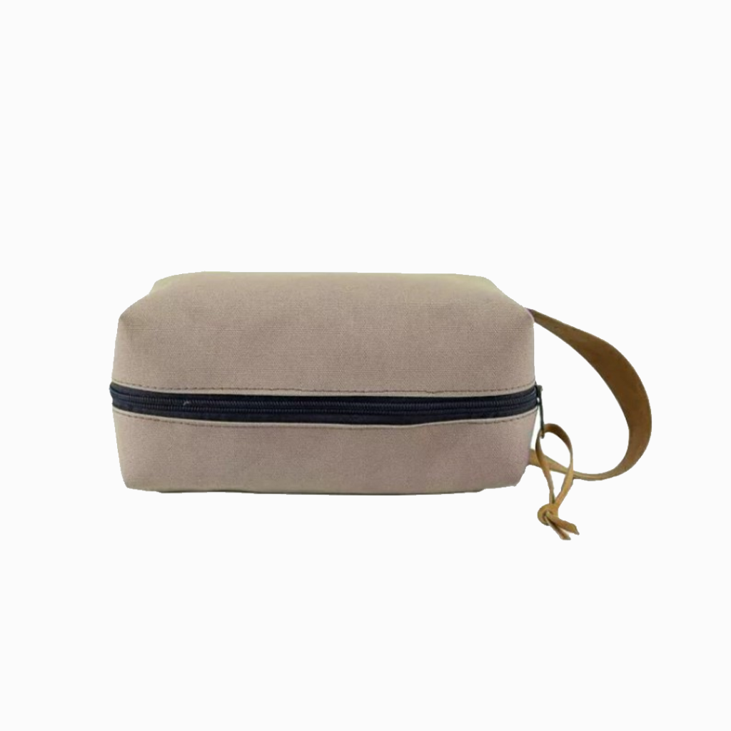 Estojo necessaire com alça de Camurça - Sabra