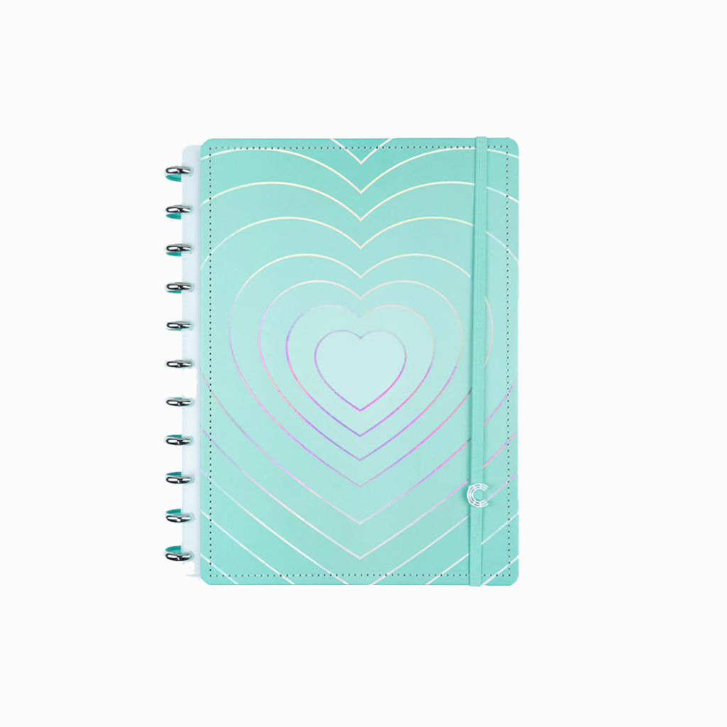 Caderno Inteligente - Turquesa Love - Médio