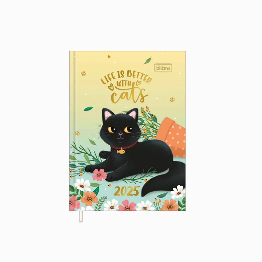Agenda Mini Gatinhos - 2025 - Tilibra