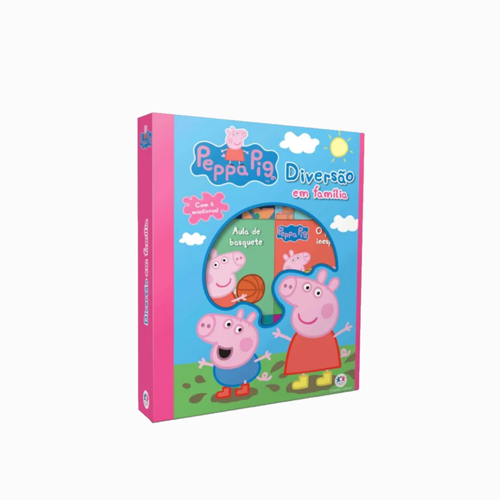 Kit com 6 Mini Liros - Peppa Pig - Ciranda Cultural