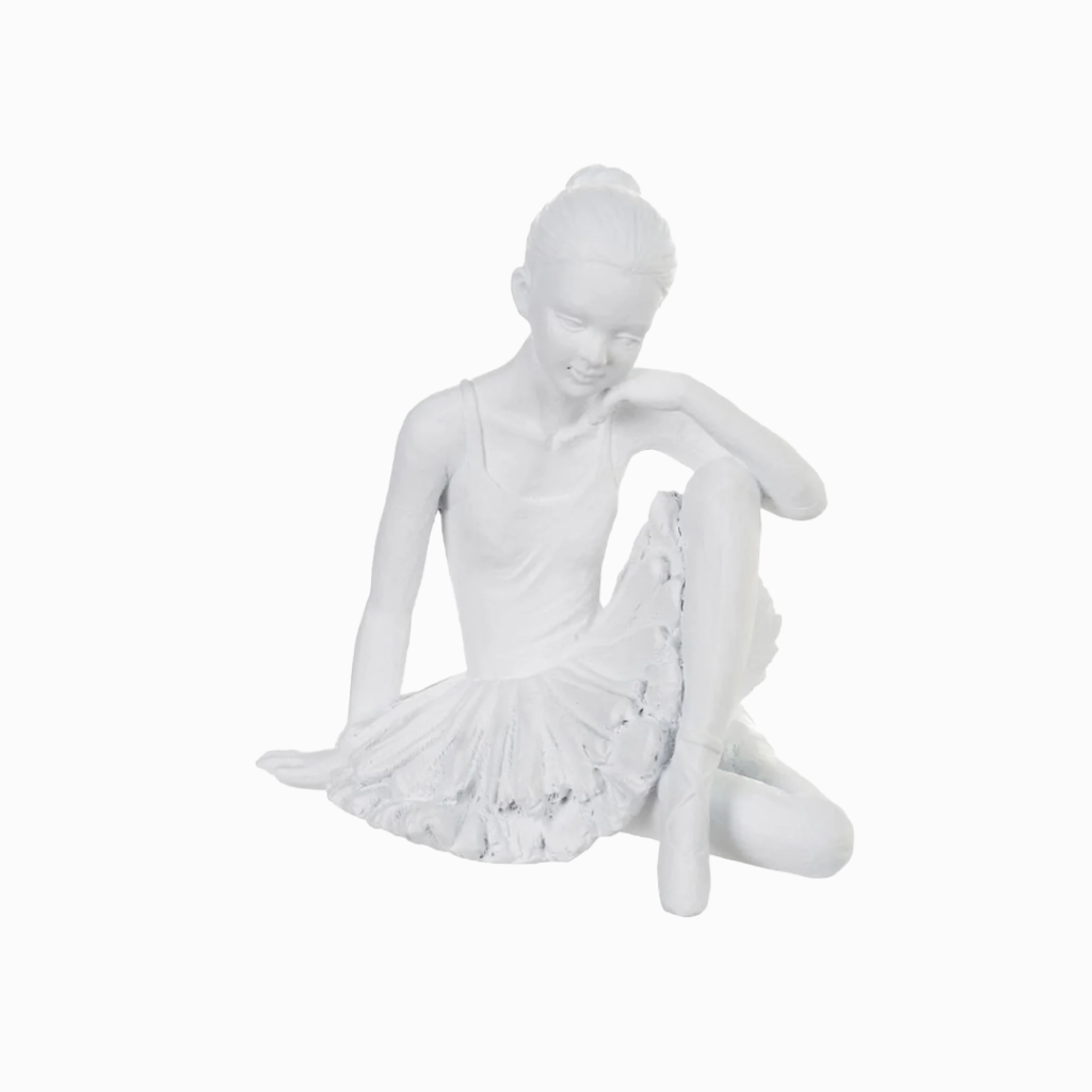 Escultura Pose de Bailarina - Poliresina - Florarte