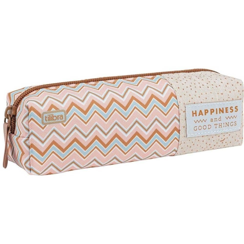 Estojo Happiness and Good Things - Tilibra Académie