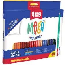 Lápis de Cor - 60 cores - Tris Soft