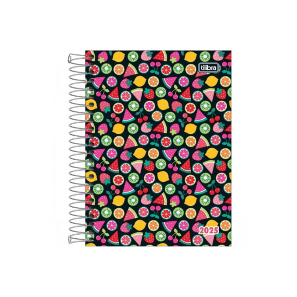 AGENDA FRUTINHAS PEPPER 2025 - 160 FOLHAS - 11.7X16.4CM - TILIBRA 