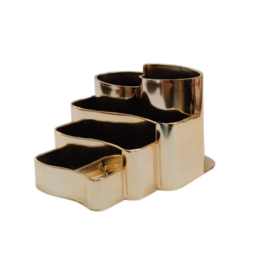 PORTA CANETAS METALIZADO - ROSÉ GOLD