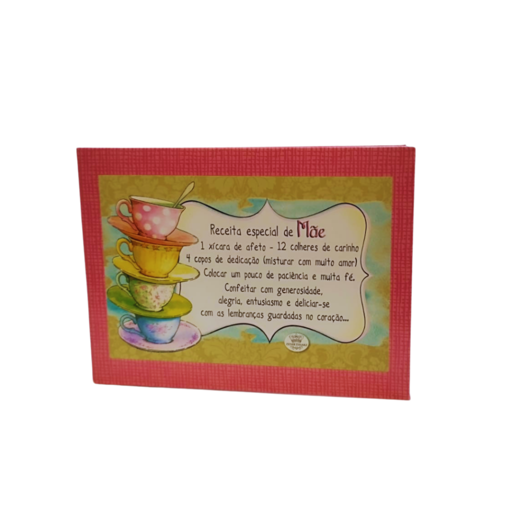 BLOCO DE NOTAS - RECEITA ESPECIAL DE MÃE - ZENIR DISARZ