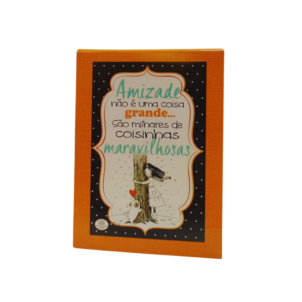BLOCO DE NOTAS -  AMIZADE NÃO É UMA COISA GRANDE - ZENIR DISARZ