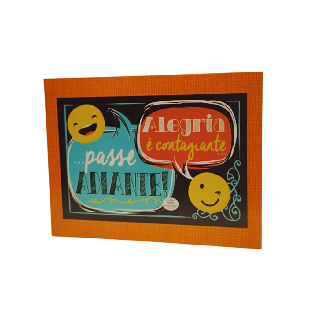 BLOCO DE NOTAS - ALEGRIA É CONTAGIANTE - ZENIR DISARZ