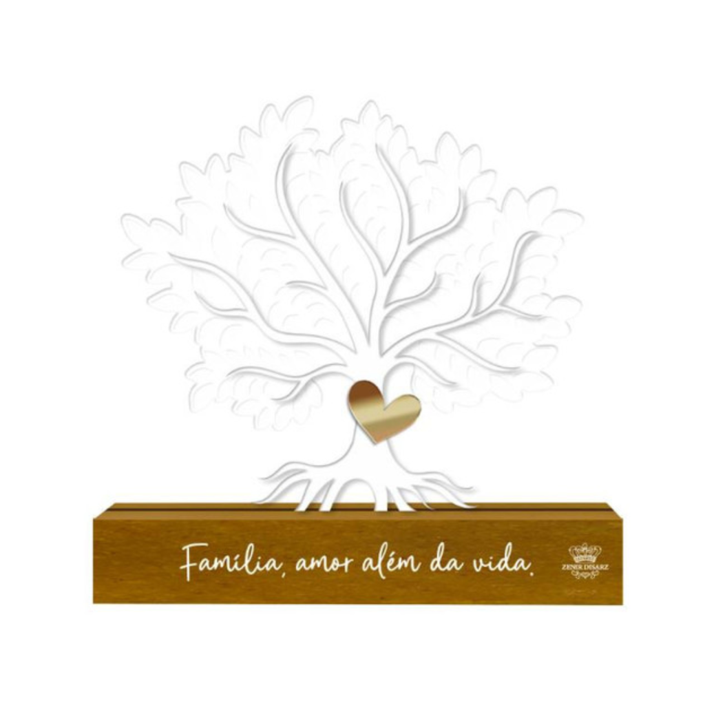 DECORAÇÃO DE MESA - FAMÍLIA, AMOR ALÉM DA VIDA - ZENIR DISARZ