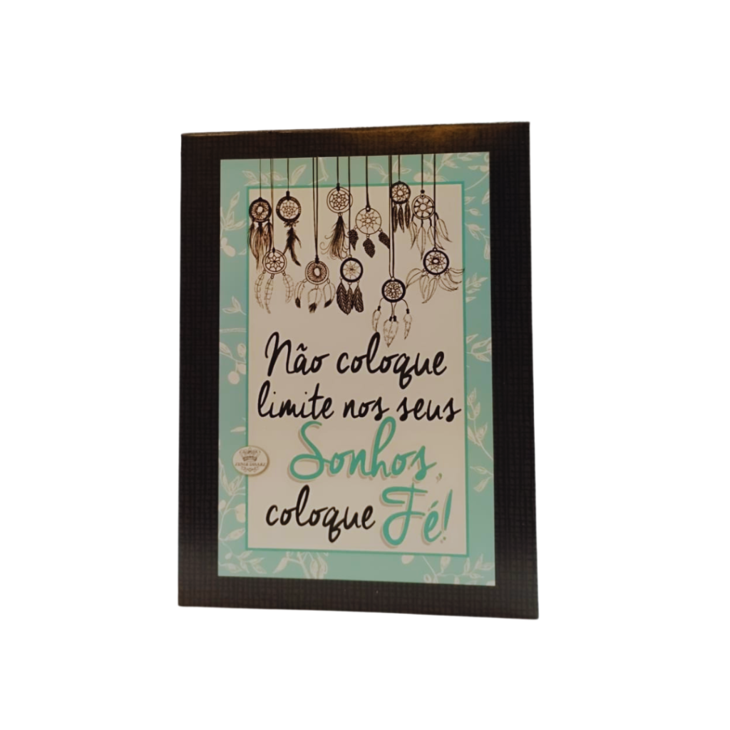 BLOCO DE NOTAS - NÃO COLOQUE LIMITE NOS SEUS SONHOS - ZENIR DISARZ