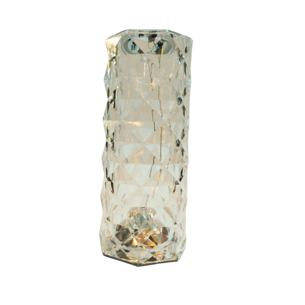 LUMINÁRIA CRISTAL DE MESA - 22X9CM - FLORARTE