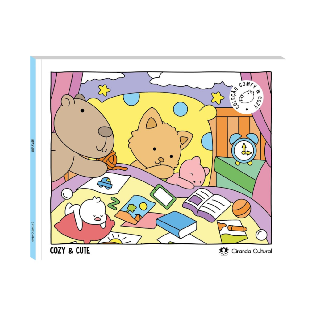 LIVRO DE COLORIR - COZY & CUTE - CIRANDA CULTURAL 