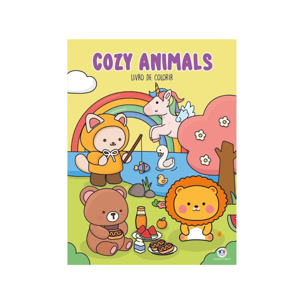 LIVRO DE COLORIR - COZY ANIMALS - CIRANDA CULTURAL 