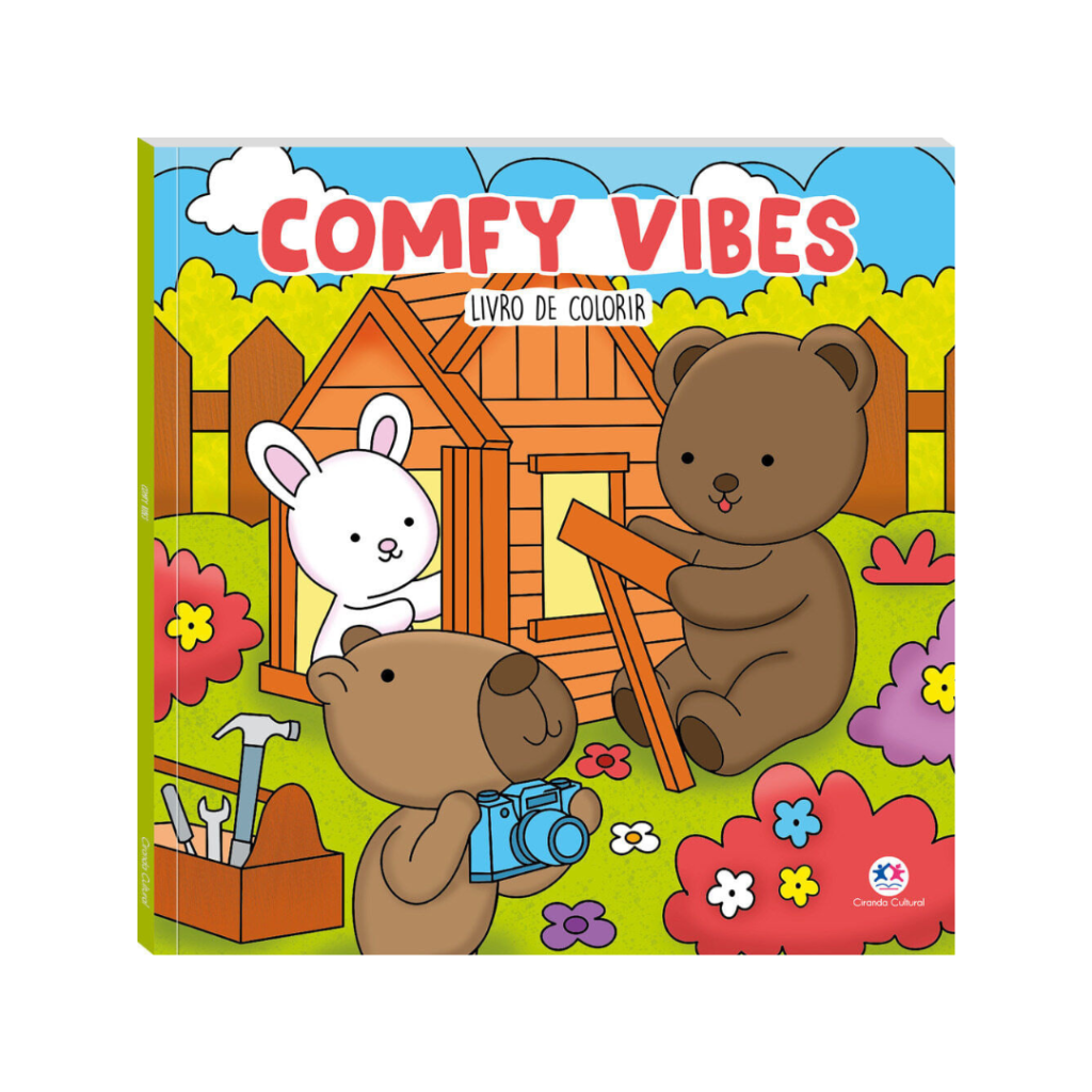 LIVRO DE COLORIR - COMFY VIBES - CIRANDA CULTURAL 