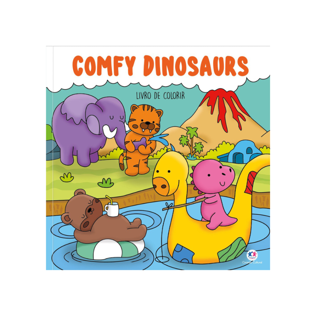 LIVRO DE COLORIR - COMFY DINOSAURS - CIRANDA CULTURAL 