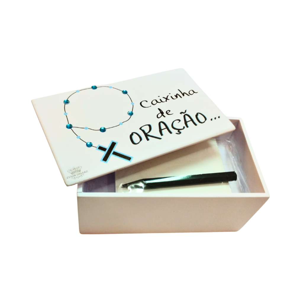 CAIXINHA DE ORAÇÃO - MADEIRA - ZENIR DISARZ