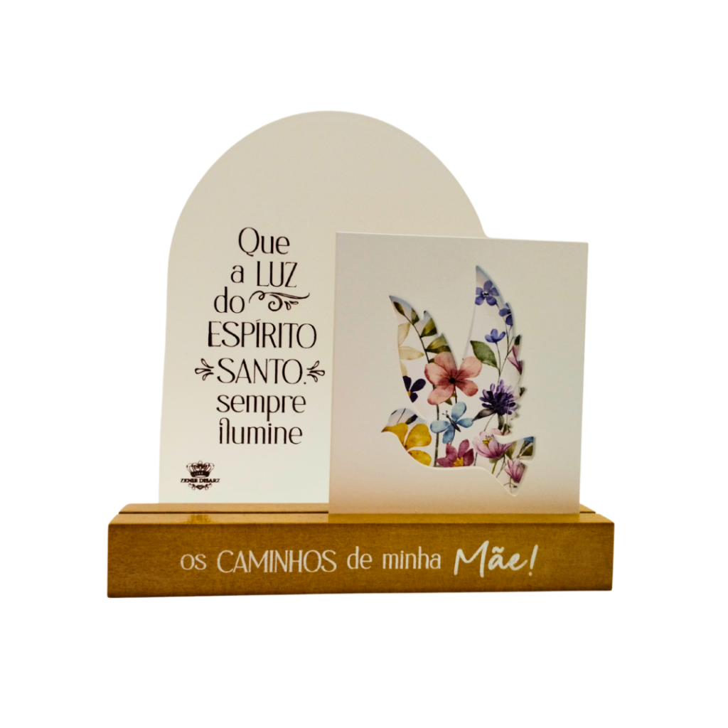 DECORAÇÃO DE MESA - QUE A LUZ DO ESPIRITO SANTO - ZENIR DISARZ