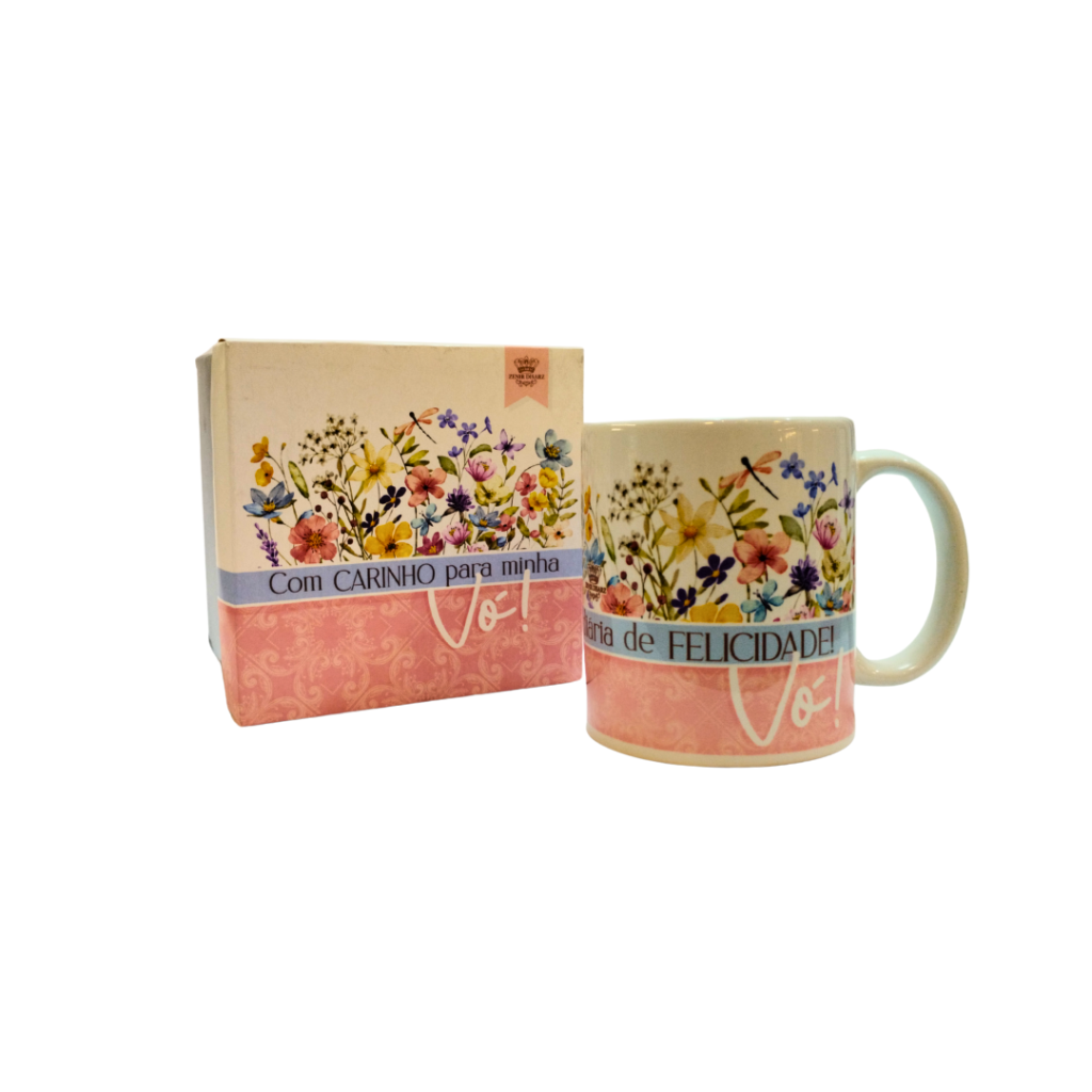 CANECA DE PORCELANA - VÓ - ZENIR DISARZ