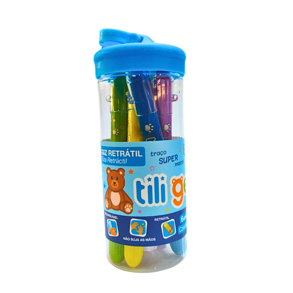 GIZ RETRÁTIL - TILI GEL - 6 UNIDADES - TILIBRA