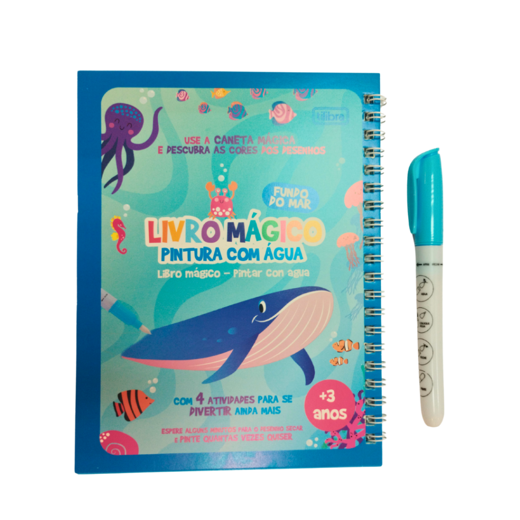 LIVRO MÁGICO - PINTURA COM ÁGUA - TILIBRA 