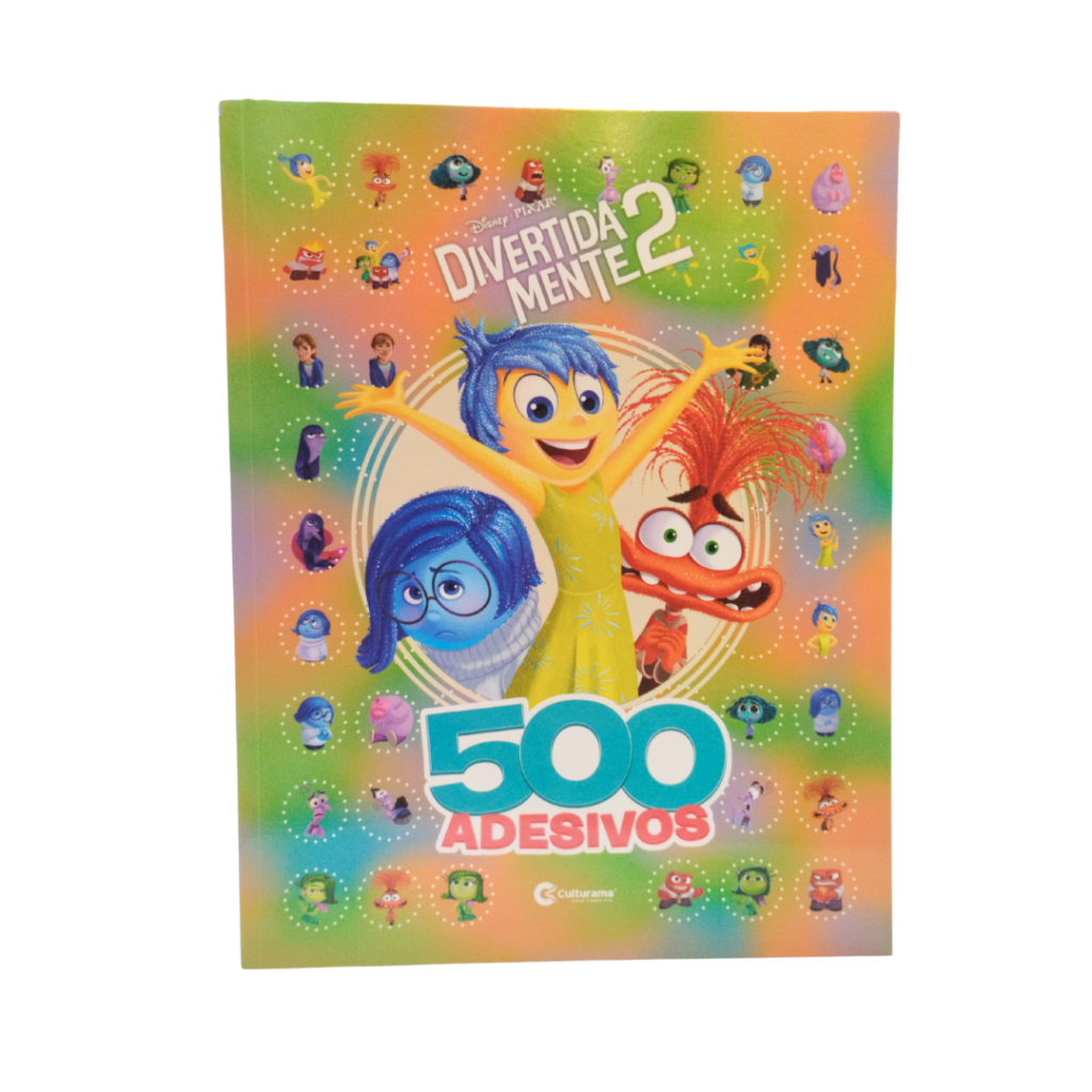 LIVRO DE COLORIR - COM ATIVIDADES E 500 ADESIVOS - DIVERTIDAMENTE 2 - CULTURAMA