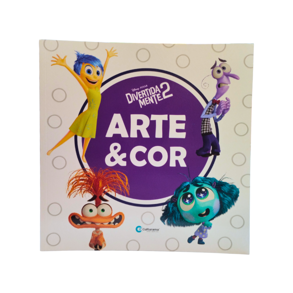 LIVRO DE COLORIR - ARTE & COR - DIVERTIDAMENTE 2 - CULTURAMA