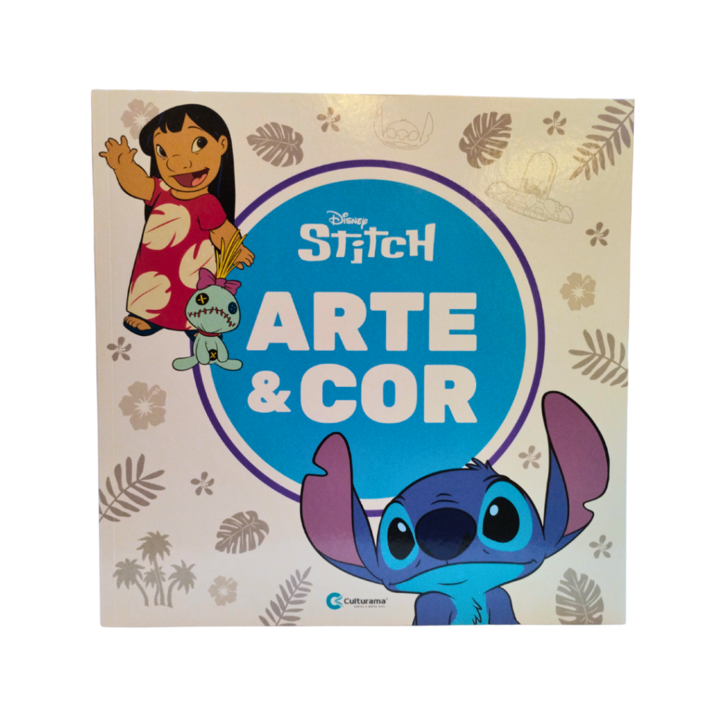 LIVRO DE COLORIR - ARTE & COR - STITCH - CULTURAMA
