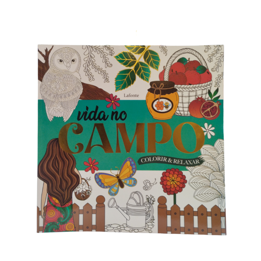 LIVRO DE COLORIR - VIDA NO CAMPO - LAFONTE