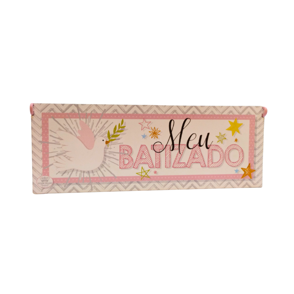 CAIXA DE MADEIRA - MEU BATIZADO - ZENIR DIZARS 