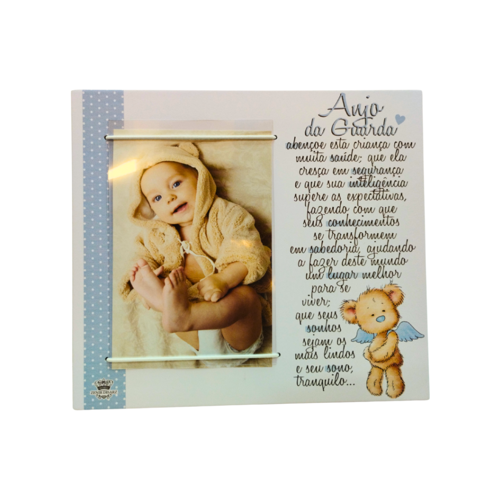 PORTA RETRATO - ANJO DA GUARDA - MENINO - ZENIR DIZARS 