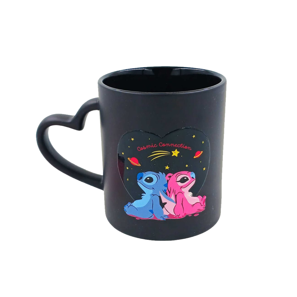 CANECA MÁGICA - STITCH E ANGEL - ZONA CRIATIVA 