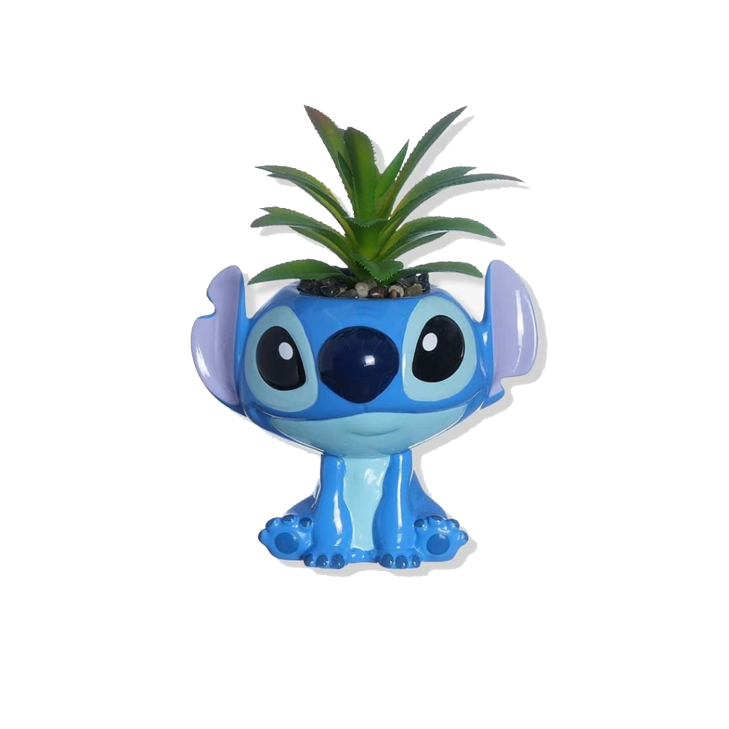 ENFEITE VASO DE PLANTA - STITCH - ZONA CRIATIVA