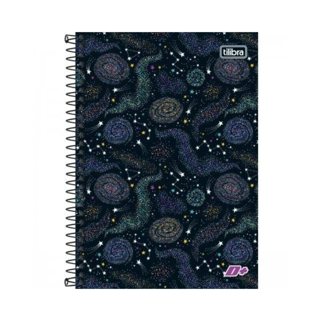 CADERNO D+ - GALAXIA - TAMANHO COLEGIAL - 200 PAGINAS - TILIBRA