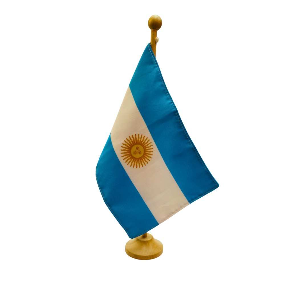 BANDEIRA DE MESA - ARGENTINA - BB STORE