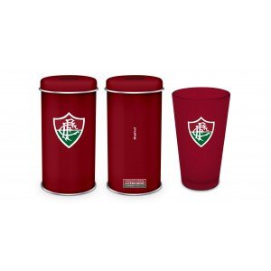COFRE COM COPO DE VIDRO - FLUMINENSE  - BRASFOOT 