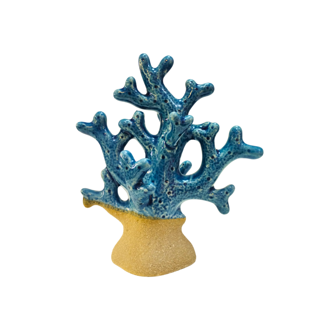 DECORAÇÃO CORAL AZUL - FLORARTE