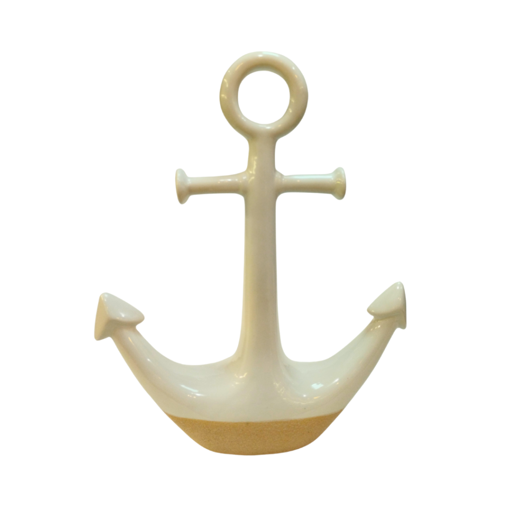 DECORAÇÃO ÂNCORA - BRANCA - FLORARTE