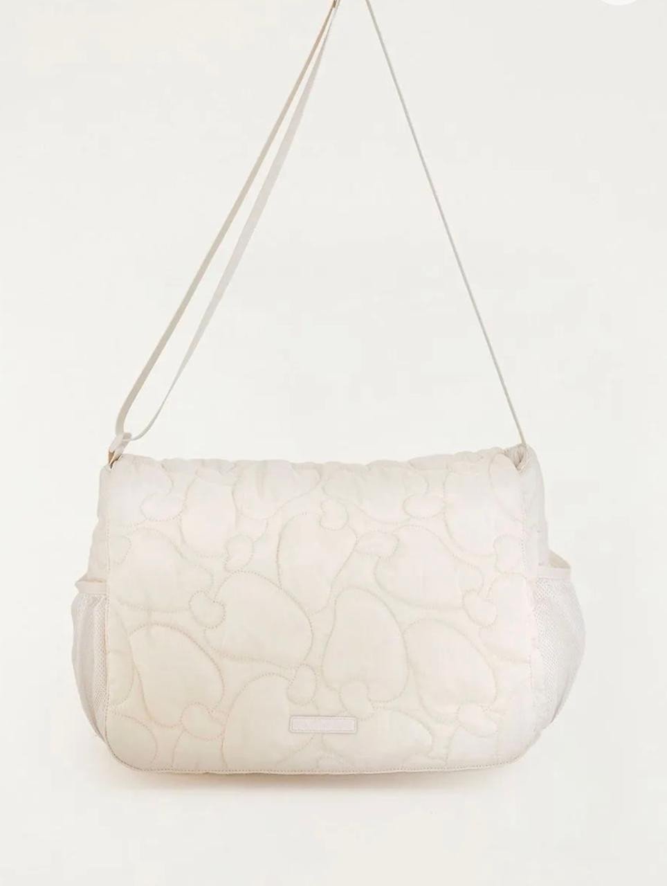 Bolsa transversal brisa puffer off white