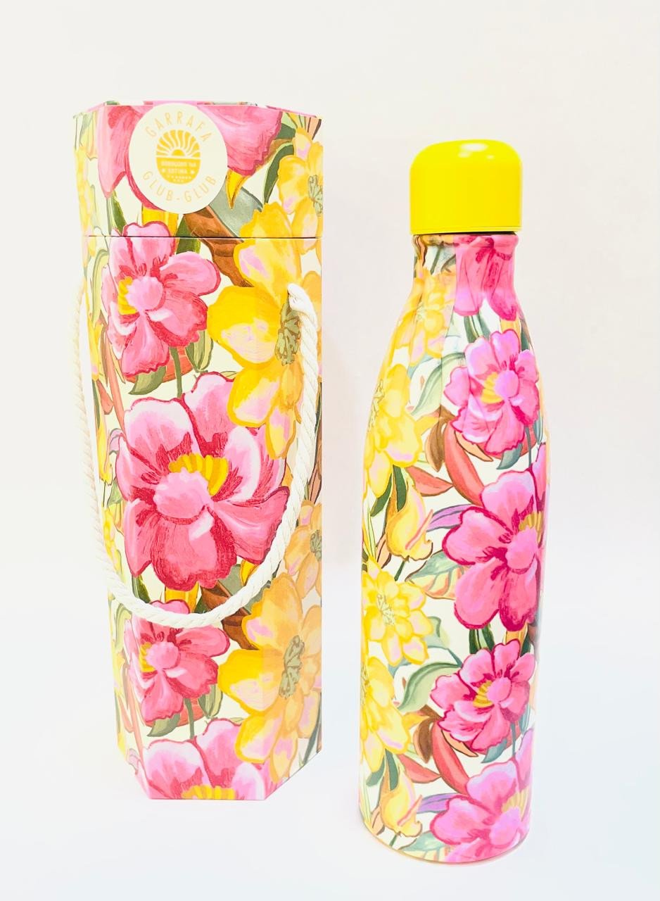 Garrafa glub glub folhagem de inverno 750ml