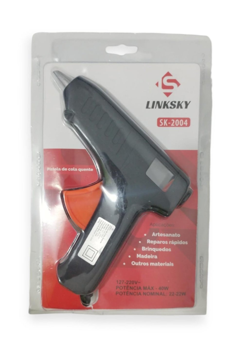 PISTOLA DE COLA QUENTE GR 40W 110V-220V