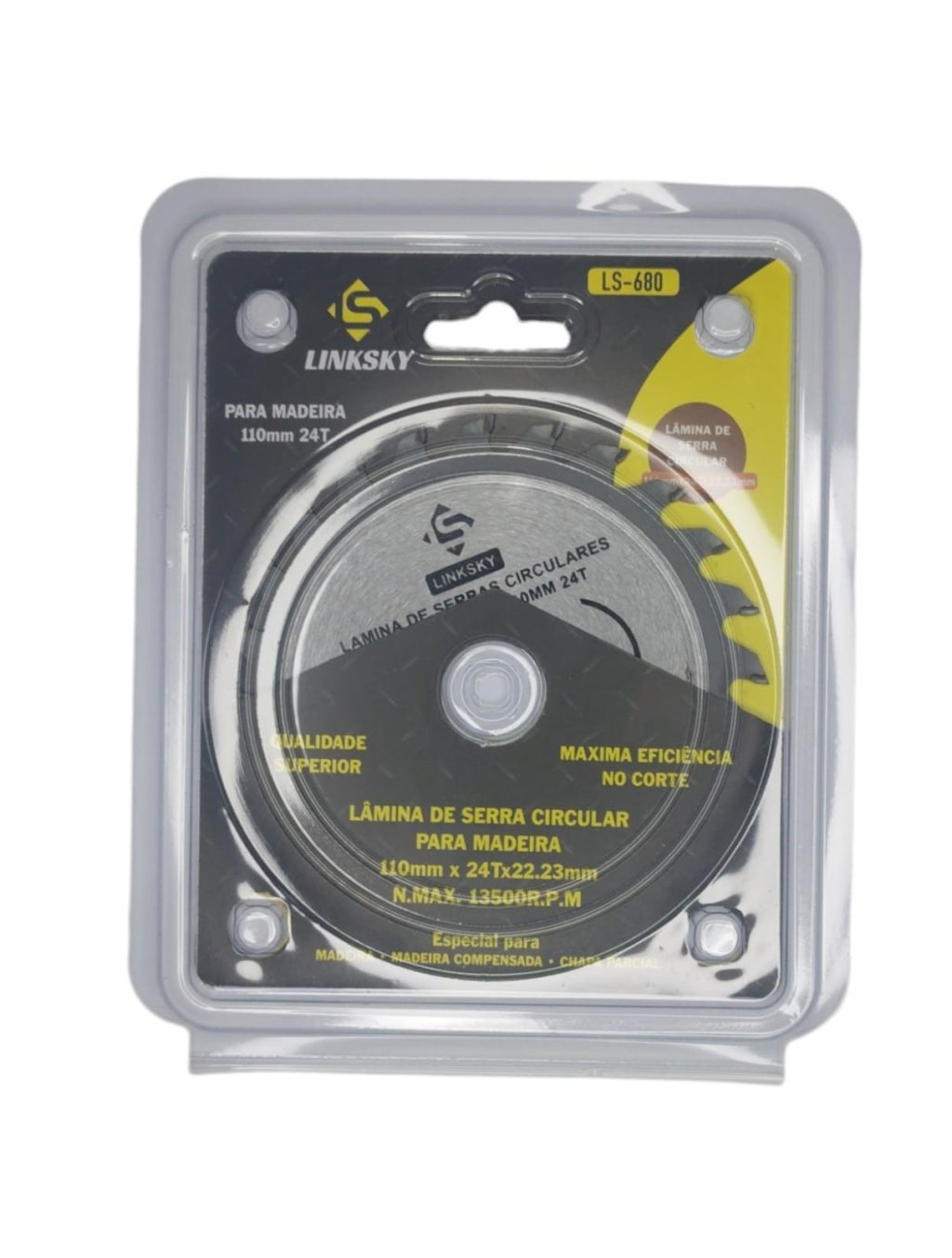 DISCO DE SERRAS CIRCULARES P/ MADEIRA 110 X 24T X 22.23MM